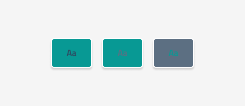 Un esempio di palette sequenziale divergente